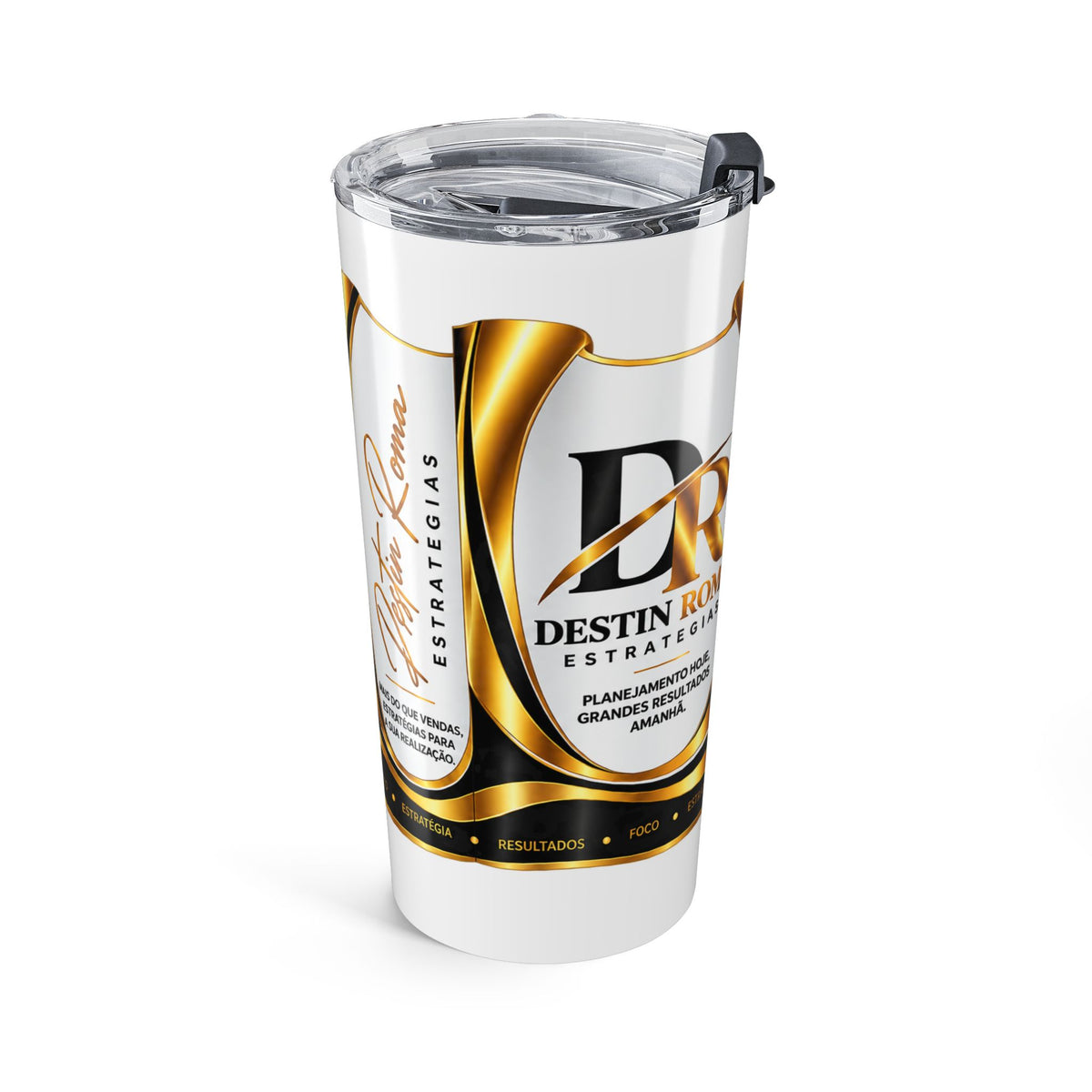 Copo Térmico Destin Roma Tumbler 20oz - Disciplina Hoje, Resultados Sempre