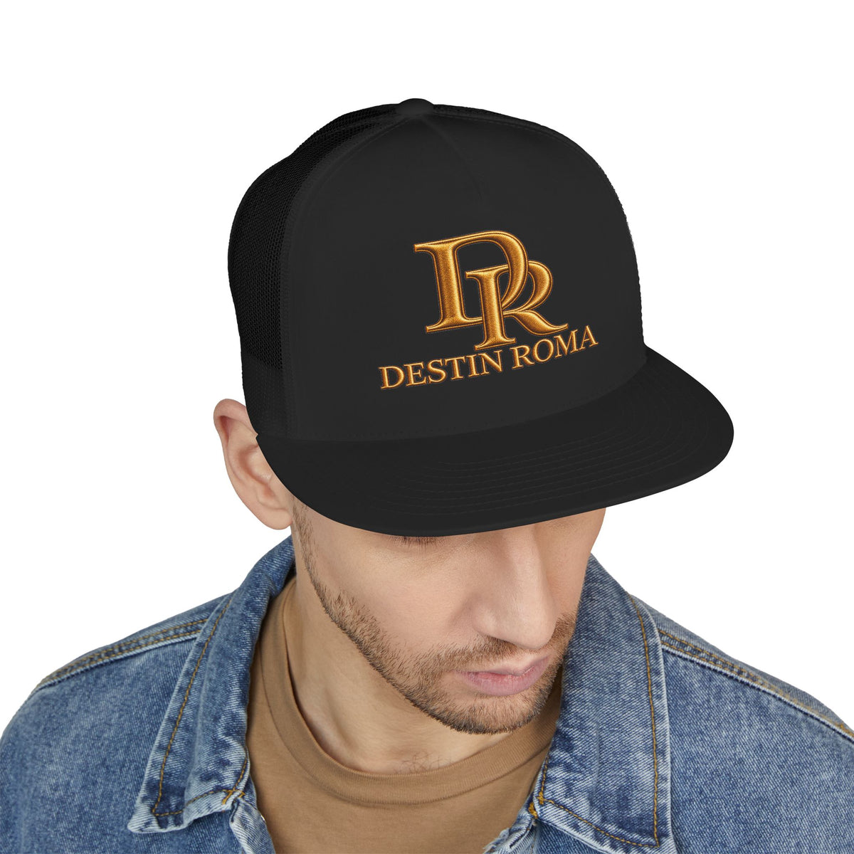 Destin Roma DR Premium 5-Panel Trucker Cap