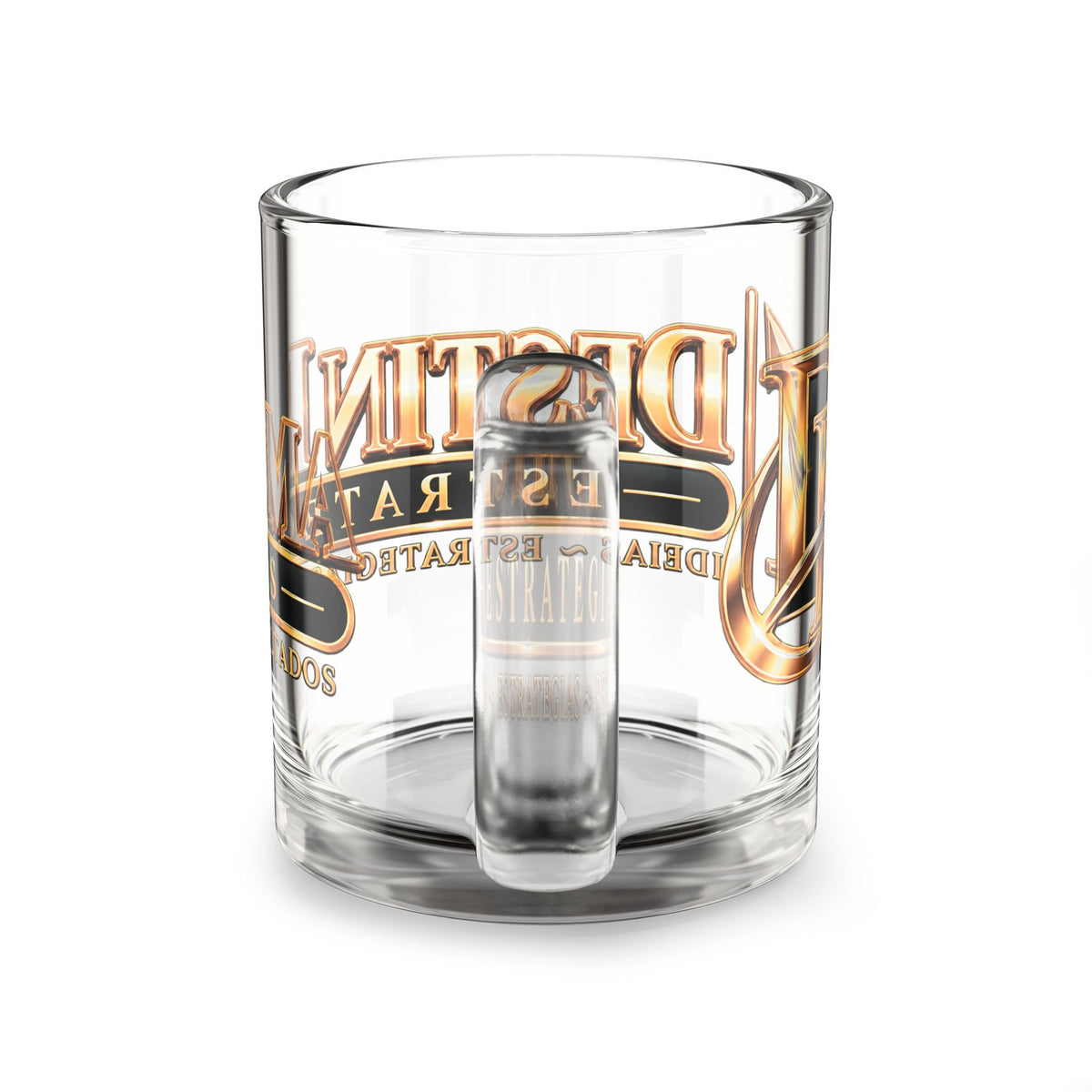 Destin Roma Luxury Glass Mug, 10oz