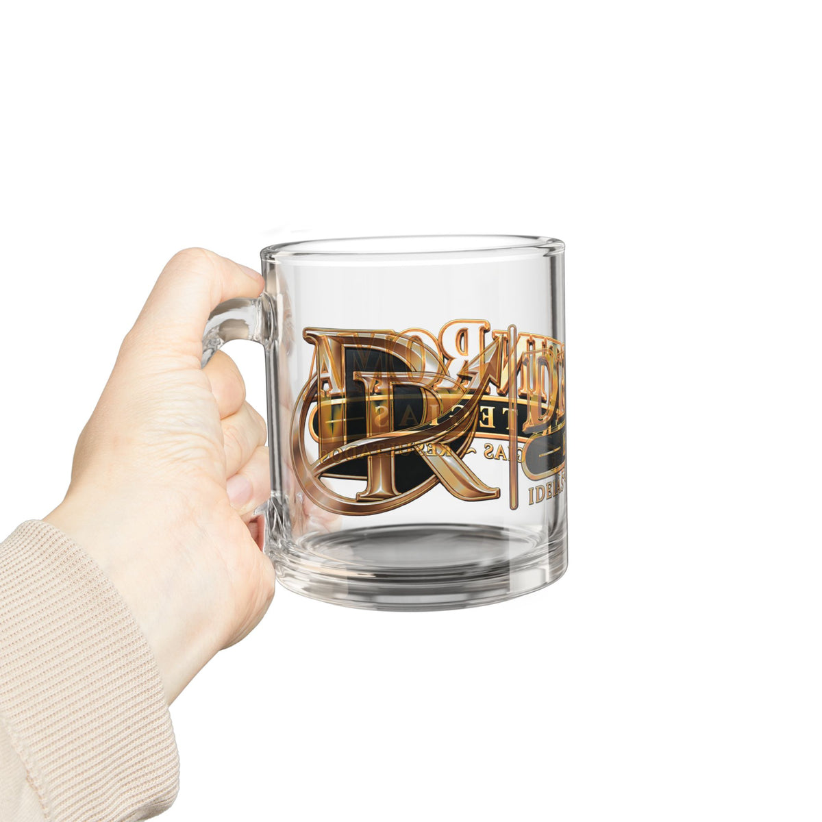 Destin Roma Luxury Glass Mug, 10oz