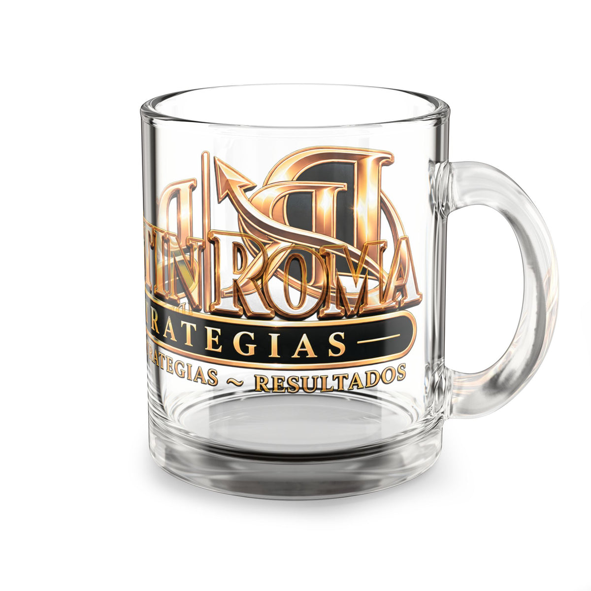 Destin Roma Luxury Glass Mug, 10oz