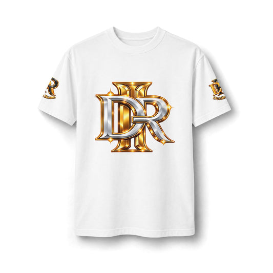 Destin Roma DR Luxury Oversized T- Shirt - Black & Gold