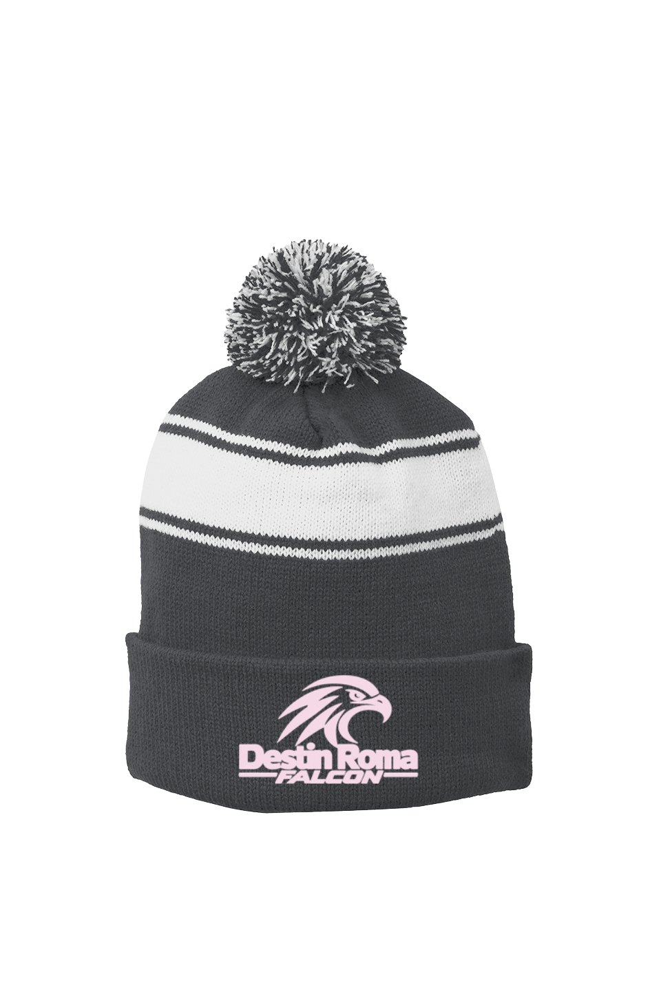 Destin Roma Premium Stripe Pom Beanie