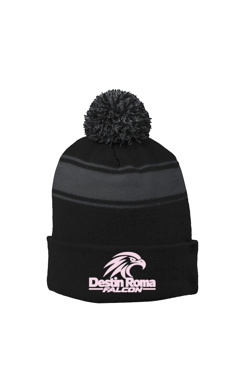 Destin Roma Premium Stripe Pom Beanie