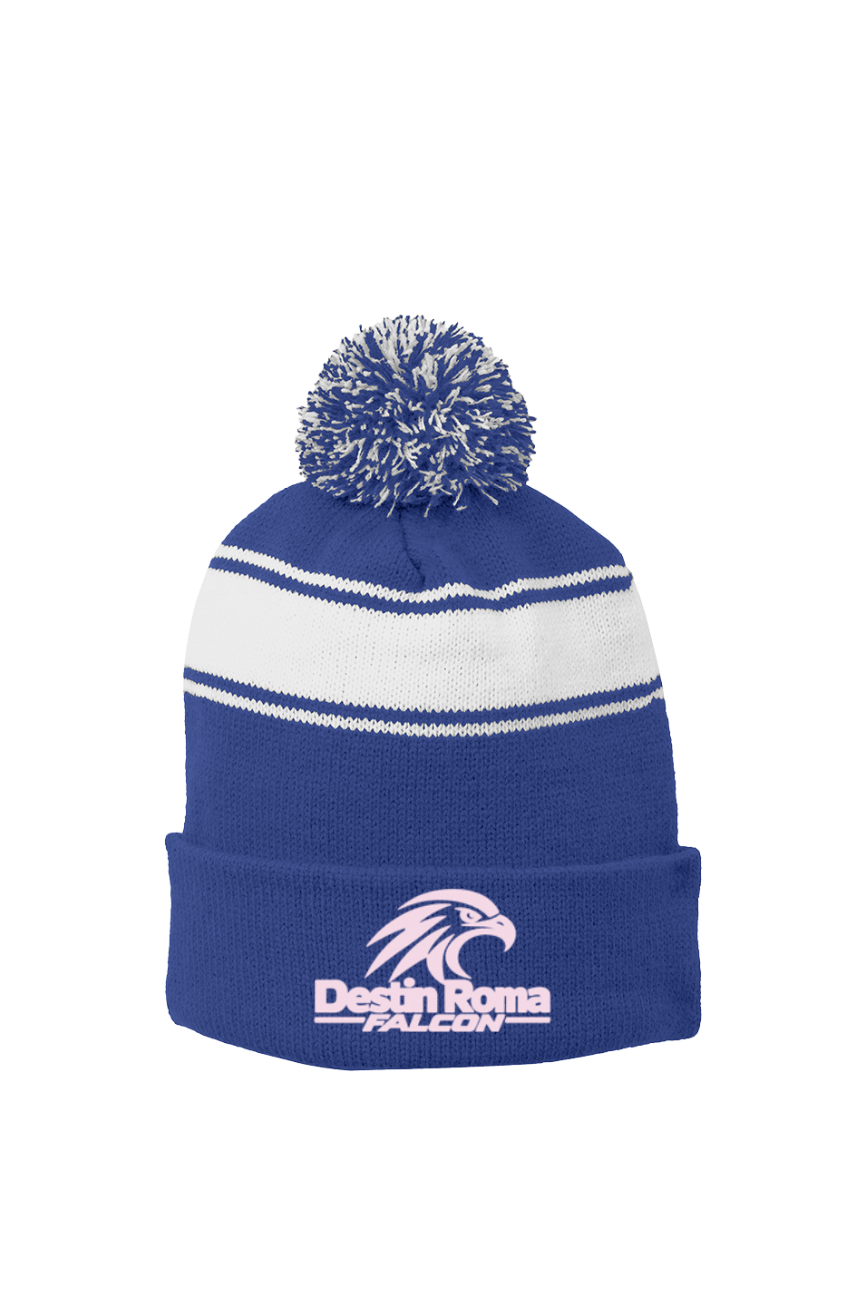 Destin Roma Premium Stripe Pom Beanie