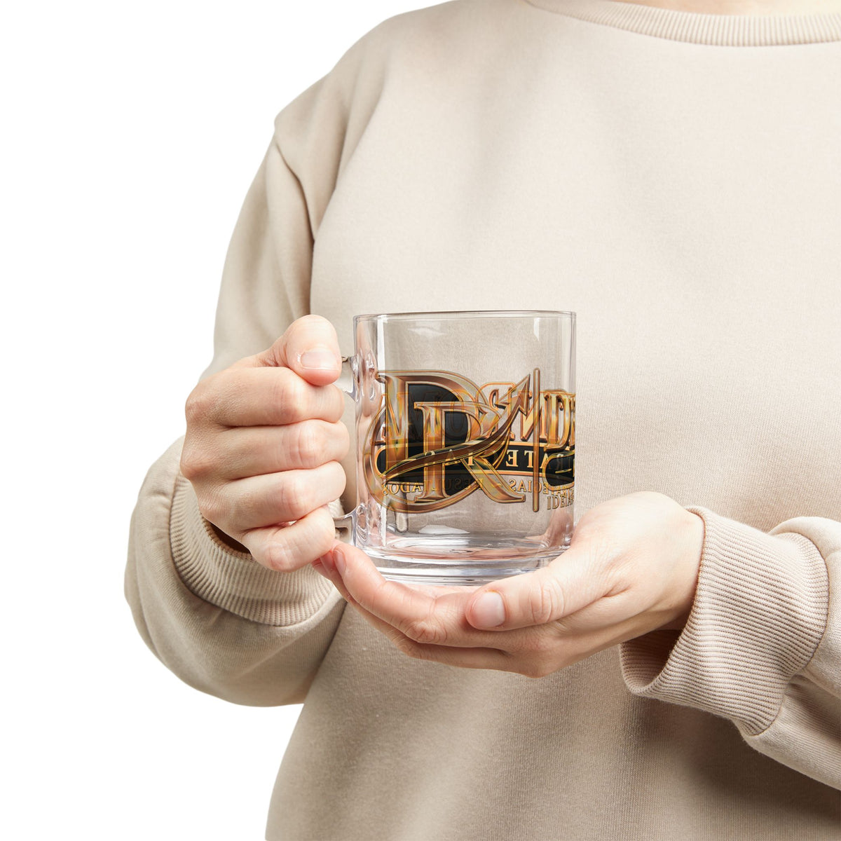 Destin Roma Luxury Glass Mug, 10oz